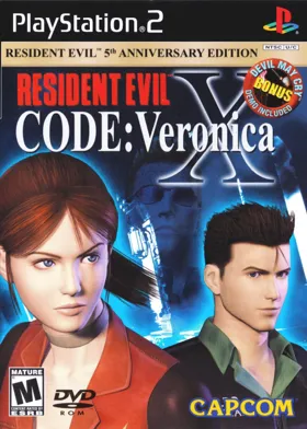 Resident Evil - Code - Veronica X box cover front